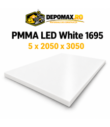 Plexiglas LED White 1695 PMMA turnat 5 x 2050 x 3050 mm
